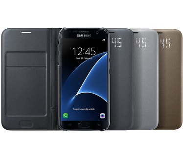 Samsung Galaxy S7 Led View Cover (Galaxy S7) Goud