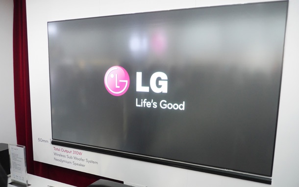 LG Hecto Laser TV acrylscherm met reflectieve microlenslaag