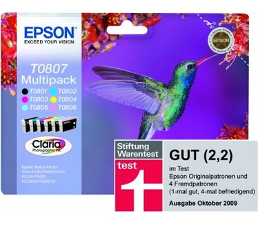 Epson Multipack 6-kleur T0807 Claria Photographic Ink