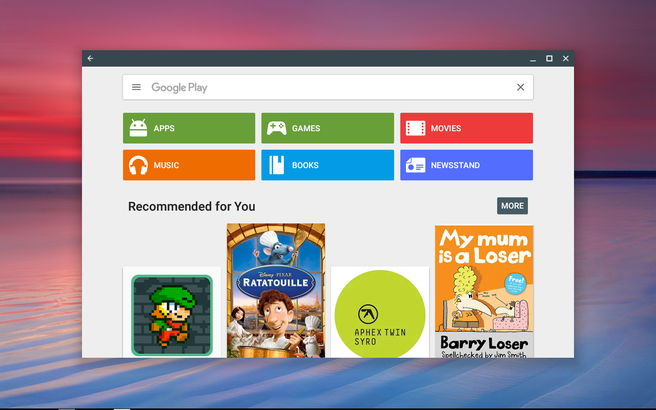 Play Store op Chrome OS
