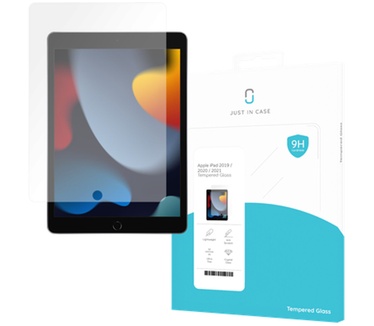 Just in Case Tempered Glass Screenprotector Apple iPad 2019