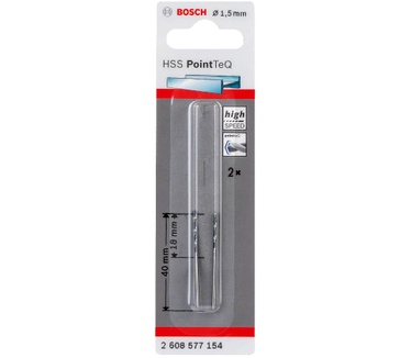 Bosch HSS Spiraalboor PointTeQ