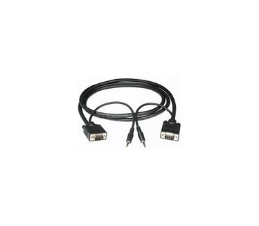 CablesToGo 15m Monitor Cable + 3.5mm Audio