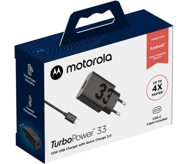 Motorola TurboPower Lader 33W + USB-A naar USB-C Kabel