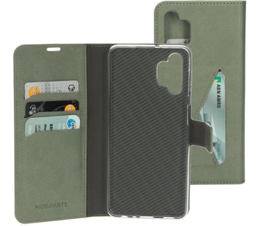 Mobiparts Classic Wallet Case Samsung Galaxy A32 5G (2021) Stone Green (Galaxy A32 5G (2021)) Groen