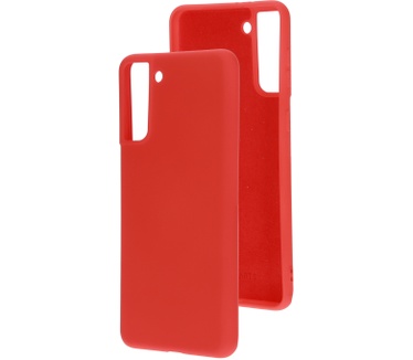 Mobiparts Silicone Cover Samsung Galaxy S21 Plus Scarlet Red