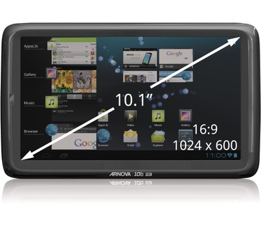 Archos Arnova 10b G3 8GB (capacitief scherm) Zwart