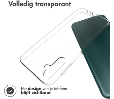 Accezz Clear Backcover Samsung Galaxy A14 (5G/4G) - Transparant