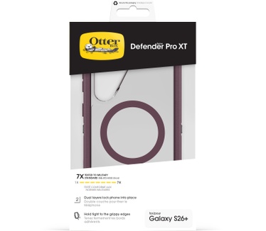 Otterbox Defender Pro XT Clear Series voor Samsung Galaxy S26+, Dye Hard (iPhone 17 Pro Max) Transparant