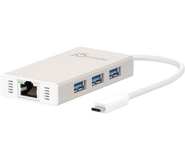 j5create USB Type-C Gigabit Ethernet Hub Multi Adapter (JCH471)