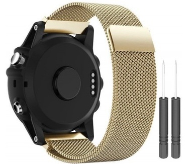 Just in Case Milanees armband voor Garmin Fenix 3 / Fenix 3 HR - Rose Goud
