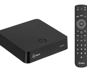 Bij tv via glasvezel heb je altijd een los kastje nodig, zoals deze TV Box van KPN