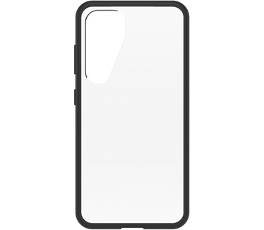 Otterbox React Series voor Galaxy S25, Black Crystal (Clear/Black)