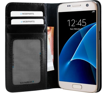 Mobiparts Excellent Wallet Case Samsung Galaxy S7 Jade Black