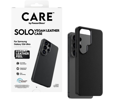 PanzerGlass CARE™ by PanzerGlass® Solo Case Black w. Qi Samsung Galaxy S26 Ultra