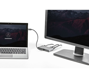 Startech.com Thunderbolt 3 Dock Mini Dual Monitor TB3 Docking Station met HDMI 4K 60Hz 2x USB-A Hub (3.2/2.0) & GbE 28 cm kabel TB3 Laptop Multiport Adapter Mac/Windows
