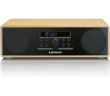 Lenco DAR-070 - DAB+ Tafelradio - Hout (eik) / Zwart