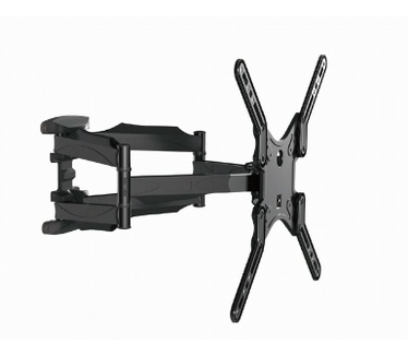 Gembird WM-60RT-01, 81,3 cm (32"), 152,4 cm (60"), 400 x 400 mm, -2 - 10°, Staal, Zwart