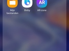 Screenshot Samsung Galaxy Z Flip met One UI 2.1 
