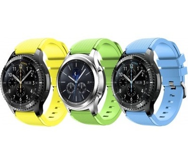 qMust 3 Sport bandjes voor Samsung Gear S3 Classic / Frontier - (SET 3)