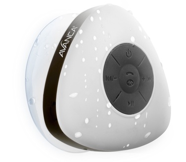Avanca Waterproof Bluetooth speaker Wit