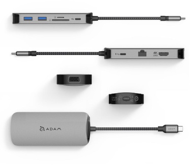 Adam Elements CASA HUB X USB-C 3.1 10-in-1 Port Hub