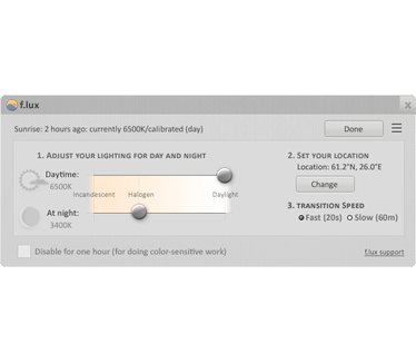 f.lux screenshot