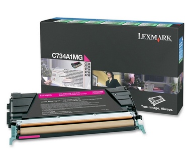 Lexmark C73x, X73x 6K magenta retourprogr. tonercartr.