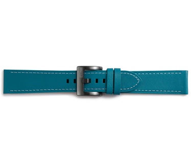 Samsung Gear Sport Lederen-Armband - Blauw