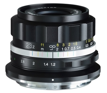 Voigtländer Voigtlander Nokton 23mm f/1.2 D Nikon Z-mount objectief Zwart