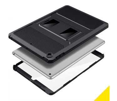 Accezz Rugged Back Case iPad 10.2 (2019 / 2020 / 2021) - Zwart