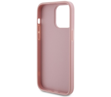 Guess 4G Glitter Back Case Apple iPhone 15 Pro Max (6.7") - Roze Roze