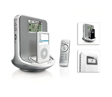 Philips AJ300D/12 klokradio voor iPod