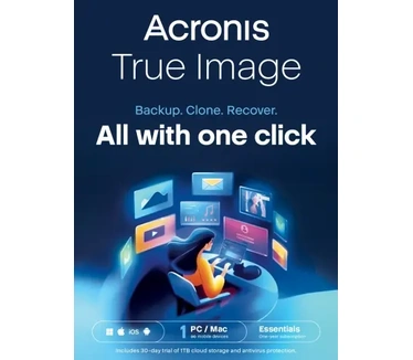 Acronis True Image Essentials, 1 apparaat, 1 jaar