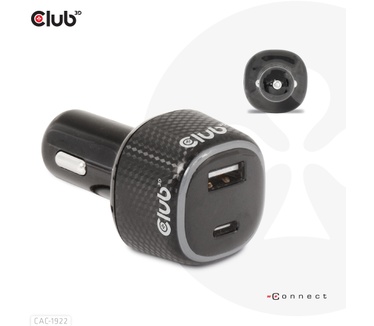Club 3D Notebook / Laptop Power Car Charger 63 Watt