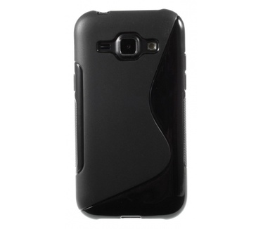 Kees S-line Gel Hoesje Samsung Galaxy J1 - Zwart