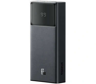 Baseus Star-Lord 2-USB-A + USB-C Snellader Powerbank 20.000mAh 65W Zwart