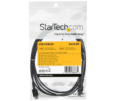 Startech.com USB-C kabel 2m zwart