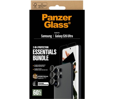 PanzerGlass PanzerGlass® Hoops® 2-in-1 Bundle Samsung Galaxy S26 Ultra | Ultra-Wide Fit