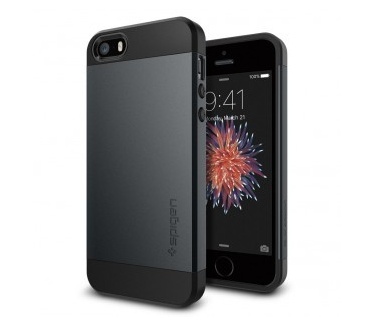 Spigen Slim Armor Apple iPhone SE Case - 041CS20174 - Metal Slate