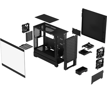 Fractal Design Pop Air Black TG Clear