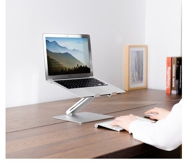 Ergoline ErgoLine Style Plus Laptopstandaard 10-17" - zilver
