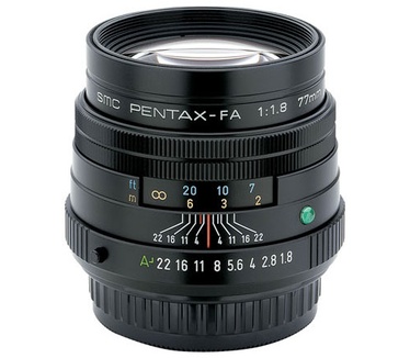 Pentax smc FA 77mm F1.8