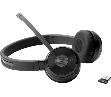 HP UC draadloze duo headset (Zwart)