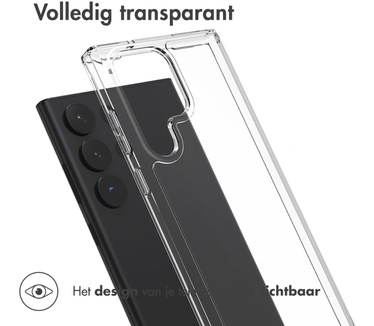 Accezz Xtreme Impact Backcover Samsung Galaxy S23 Ultra - Transparant