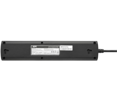 APC PDU, 10A, 230V, (4x) Stopcontact, locking C14 stekker. Kleur van het product: Zwart, Kleur kabel: Zwart. Stroom (max.): 10 A, Maximaal ingangsvermogen: 2500 W. Lengte snoer: 1,5 m