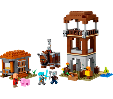 LEGO Minecraft De Plunderaar buitenpost en Verwoester