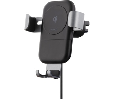 Deltaco QI-1030 Qi Draadloze Snellader/Autohouder 10W