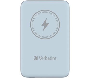 Verbatim Charge 'n' Go Magnetische Draadloze Power Bank 10000mAh Blauw