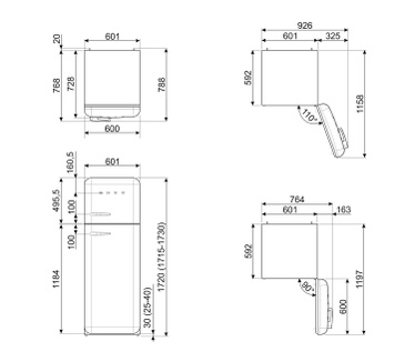 Smeg FAB30LPB3